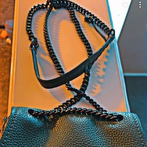 Coach bag, medium size, dark green.